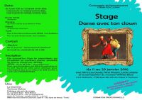 Stage Danse avec ton clown par la Cie Les Karamazones. Du 11 au 29 janvier 2016 à BALMA. Haute-Garonne.  09H30